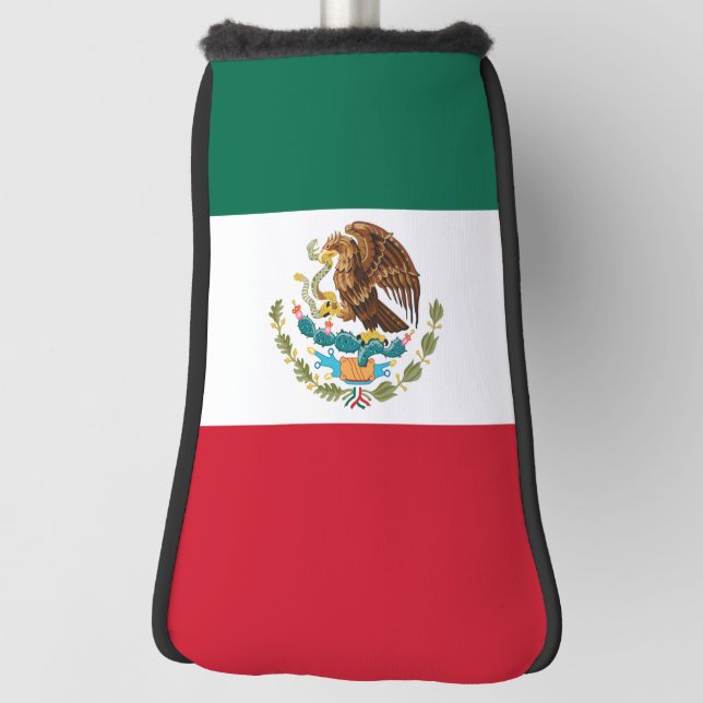 Mexiko-Flagge, Bandera de Mexikos Golf Headcover (Rotieren 90)