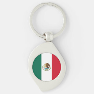 Mexiko-Flagge, Bandera de Mexikos Schlüsselanhänger