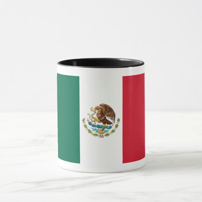 Mexiko-Flagge, Bandera de Mexikos Tasse (Zentrum)