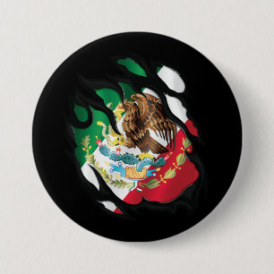 Mexiko-Flagge Button