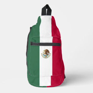 Mexiko-Flagge Crossbody Bag
