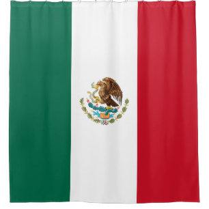 Mexiko-Flagge Duschvorhang