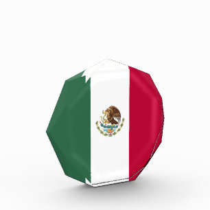 Mexiko-Flagge Fotoblock