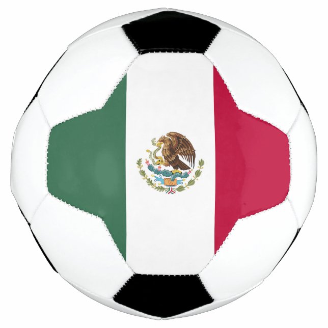 Mexiko-Flagge Fußball (Vorderseite)