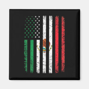 Mexiko-Flagge Geschenk 4. Juli USA Amerikanisch Me Magnet