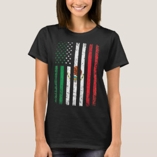 Mexiko-Flagge Geschenk 4. Juli USA Amerikanisch Me T-Shirt