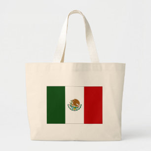 Mexiko-Flagge Jumbo Stoffbeutel
