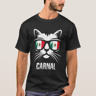 Mexiko-Flagge   Katze Mexikanisch Amigo Sagt T-Shirt