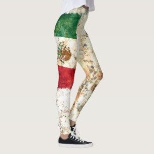 Mexiko-Flagge Leggings
