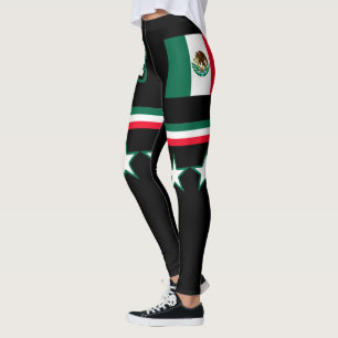 Mexiko-Flagge Leggings