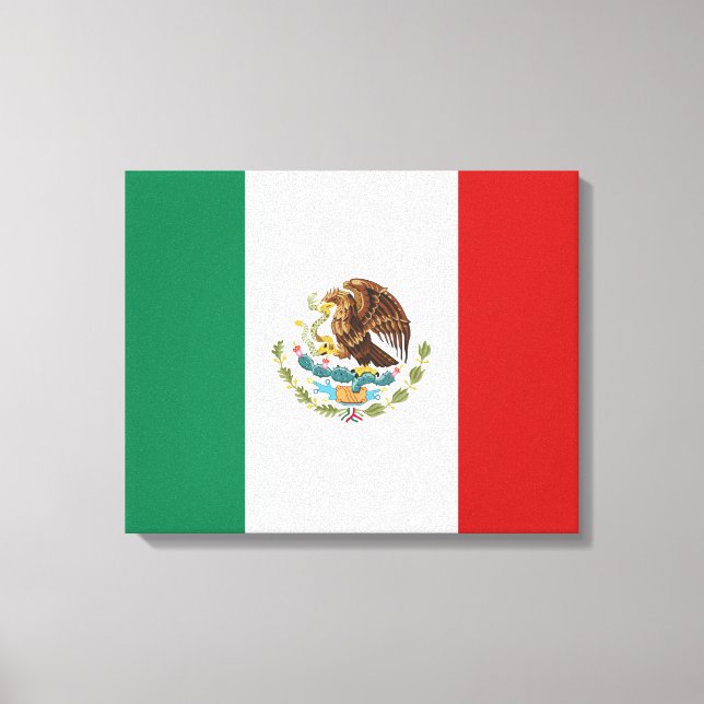 Mexiko-Flagge Leinwanddruck (Vorderseite)