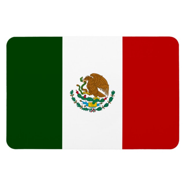 Mexiko-Flagge Magnet (Horizontal)