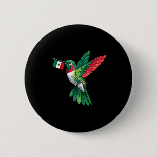 Mexiko-Flagge mexikanischer Stolz mexikanische Wur Button