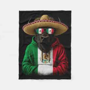 Mexiko-Flagge Mexikanischer Stolz Mexikanische Wur Fleecedecke