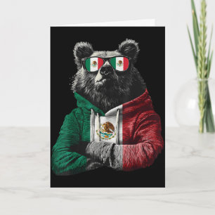Mexiko-Flagge mexikanischer Stolz mexikanische Wur Karte
