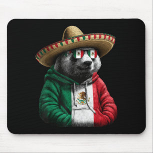 Mexiko-Flagge mexikanischer Stolz mexikanische Wur Mousepad