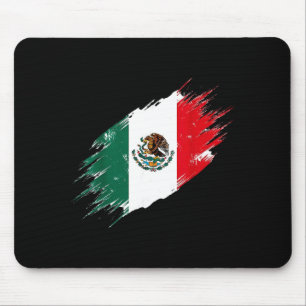 Mexiko-Flagge mexikanischer Stolz mexikanische Wur Mousepad