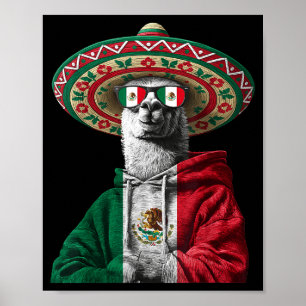 Mexiko-Flagge Mexikanischer Stolz Mexikanische Wur Poster