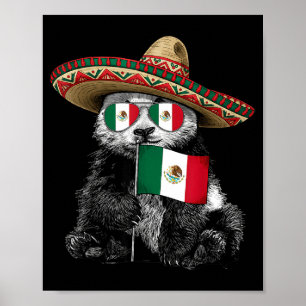 Mexiko-Flagge mexikanischer Stolz mexikanische Wur Poster