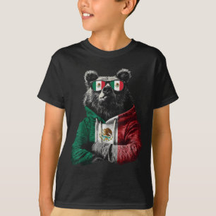 Mexiko-Flagge mexikanischer Stolz mexikanische Wur T-Shirt