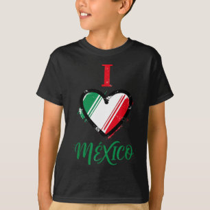 Mexiko-Flagge Mexikanischer Stolz Mexikanische Wur T-Shirt