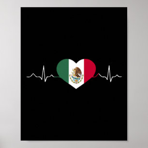 Mexiko-Flagge mexikanisches Unabhängigkeitstag Pro Poster