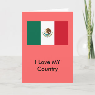 Mexiko-Flagge: MUSEUM Zazzle I Liebe MEIN LAND Karte