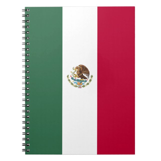 Mexiko-Flagge Notizblock (Vorderseite)
