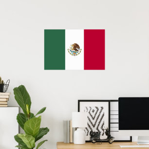 Mexiko-Flagge Poster