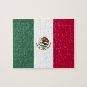 Mexiko-Flagge Puzzle