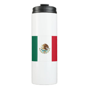 Mexiko-Flagge Thermosbecher