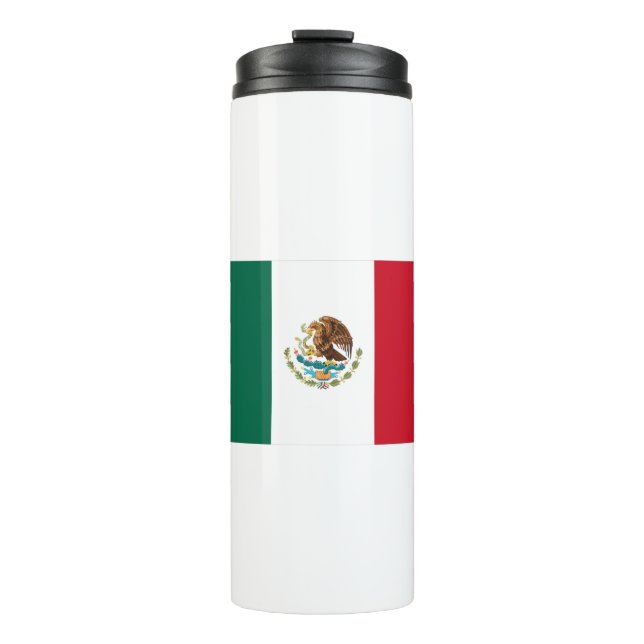 Mexiko-Flagge Thermosbecher (Vorderseite)