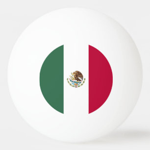 Mexiko-Flagge Tischtennisball