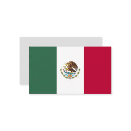 Mexiko-Flagge Visitenkarte