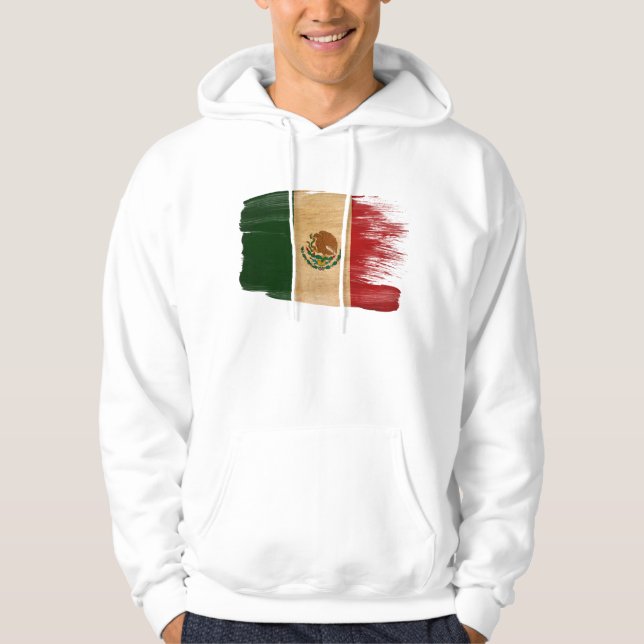 Mexiko-FlaggeHoodie Hoodie (Vorderseite)