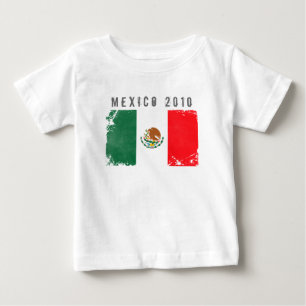 Mexiko-Flaggen-Shirt Baby T-shirt