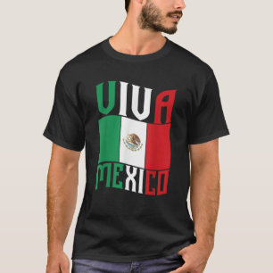 Mexiko Flaggenstaat Patriotischer Mexikanischer St T-Shirt