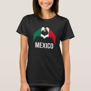 Mexiko Flaggenstaaten Liebe Mexiko 4 T-Shirt