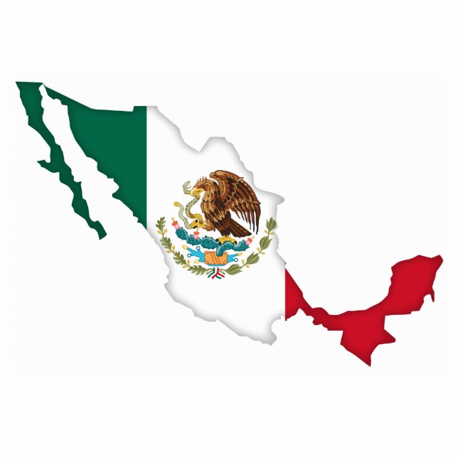 Mexiko Freistehende Fotoskulptur (Vorne)