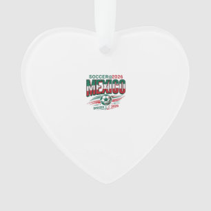 Mexiko Fußball 2026 Fußball Fett Land Typografie Ornament