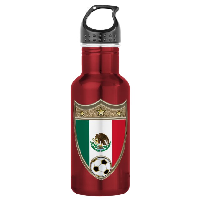 Mexiko-Fußball 32oz. Edelstahlflasche (Vorderseite)