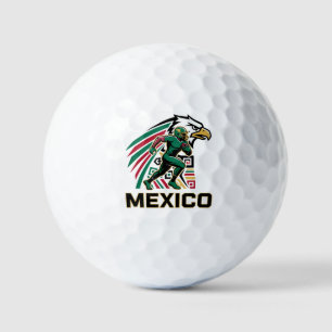 Mexiko Fußball Adler Nationalstolz Aktionskunst Golfball
