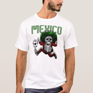 Mexiko-Fußball-EL Tri Futbol über Todesgeschenken T-Shirt