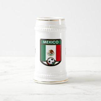 Mexiko-Fußball-Getränk Stein Bierglas
