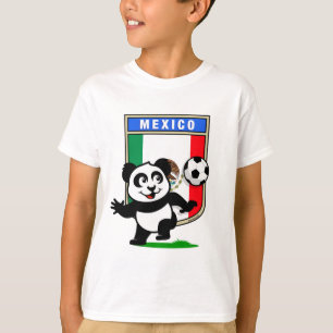 Mexiko-Fußball-Panda T-Shirt
