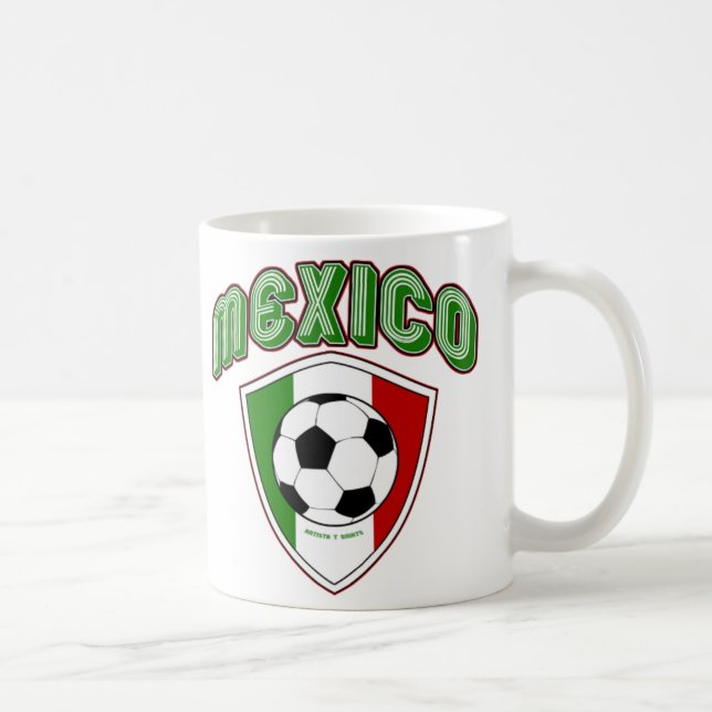 MEXIKO-FUSSBALL-SCHALE KAFFEETASSE (Rechts)