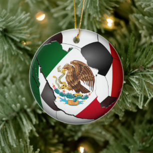 Mexiko Fußball Sport Keramik Ornament