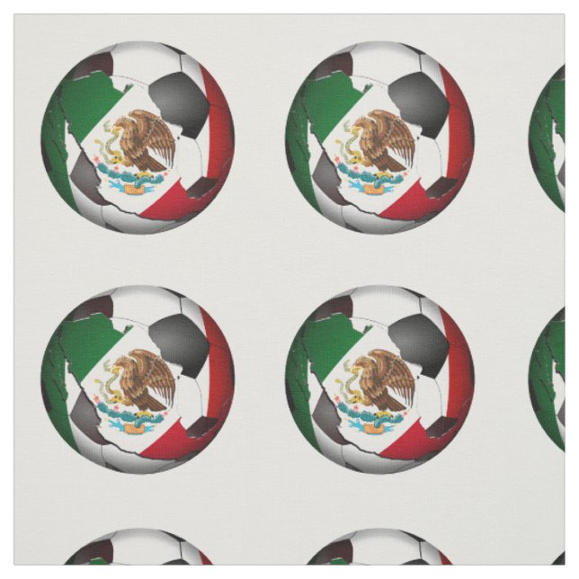 Mexiko Fußball Stoff (Muster)