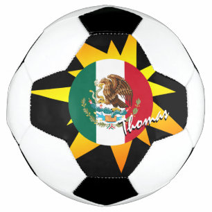 Mexiko-Fußball und mexikanische Flagge / BANG Fußball