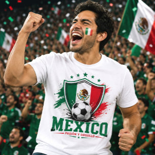 Mexiko Fußballfan El Tri Fußball Weltmeisterschaft T-Shirt